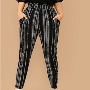 🎀 last chance 🎀 Paperbag Waist Striped Pants